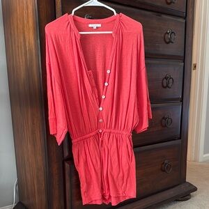 Z Supply Coral Summer Romper